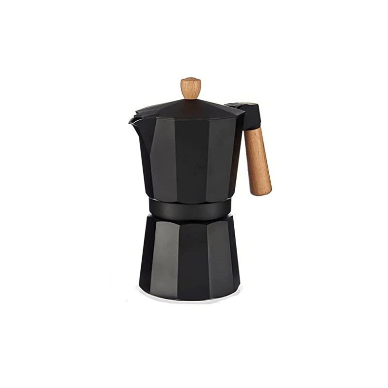 Origin Outdoors Bellanapoli Espresso Maker Black/Brown 17 x 11 x