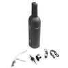 Ozeri 5-Piece Wine Bottle Corkscrew & Accessory Set, Black