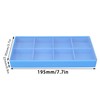 Watch Parts Organizer, Plastic 8 Grids Storage Box Tool Plastic