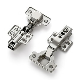 HOME EDIT 5 Pairs 10 Pack European Full Overlay Soft Close Cabinet Hinges Concealed Kitchen Cabinet Hinges Heavy-Duty Frameless Adjustable for Cupboard Hardware
