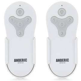 [2 Pack] Anderic TR214D for KUJCE10311 KUJCE10712 TR214B Harbor Breeze Ceiling Fan Remote Control - RRTR214D