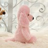 Ruzucoda Plush Poodle Puppy Stuffed Animals Toys Pink Dog Dolls
