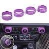 AuTK Aluminum Alloy Interior Upgrade Kit for 2018-2025 Jeep Wrangler