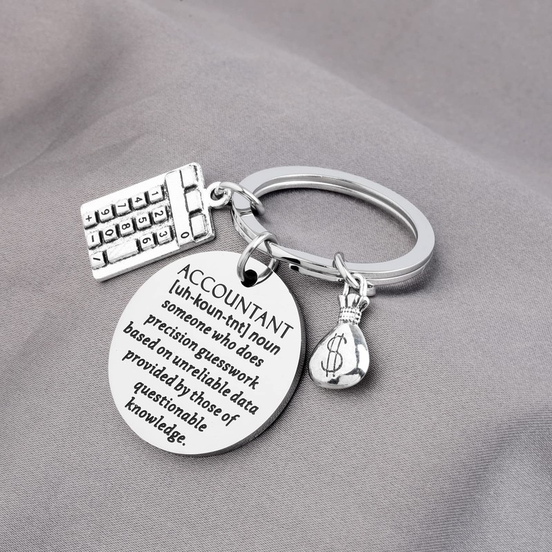 FAADBUK Accountant Keychain Auditor Gift Accounting Major Gifts CPA Graduation