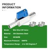 TAISHER 1PCS 304 Stainless Steel 5/8" Mini Ball Valve Shut
