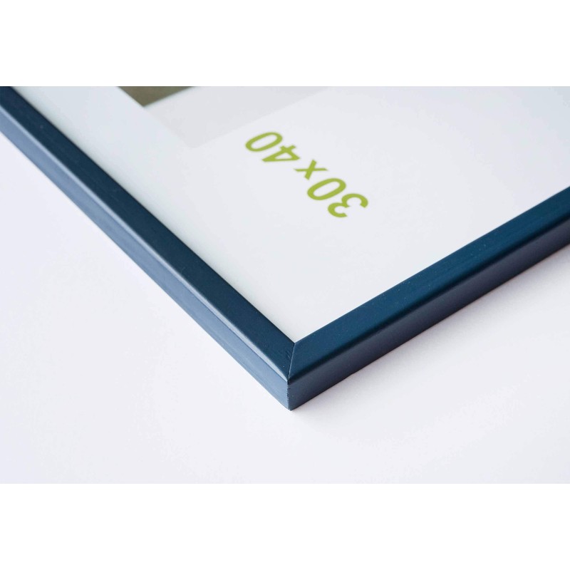 accent by nielsen 8x8 Wooden Blue Photo Frame with Stand