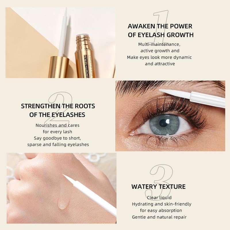 Eyelash Growth Serum - Premium Lash Serum for Eyelash Growth/Eyelash