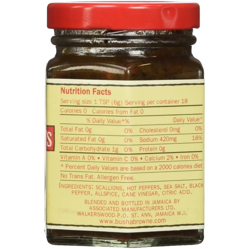 Busha Browne Jerk Seasoning Rub, 4 oz