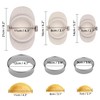Winter Shore Dumpling Maker & Empanadas Maker Set with Round