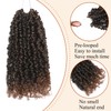 10 Packs Yanky Twist Crochet Hair 8 Inch Pre-twisted Natural