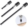 iDopick 3Pcs Drill Bit Extender,1/4 Inch Hex Shank Quick Release