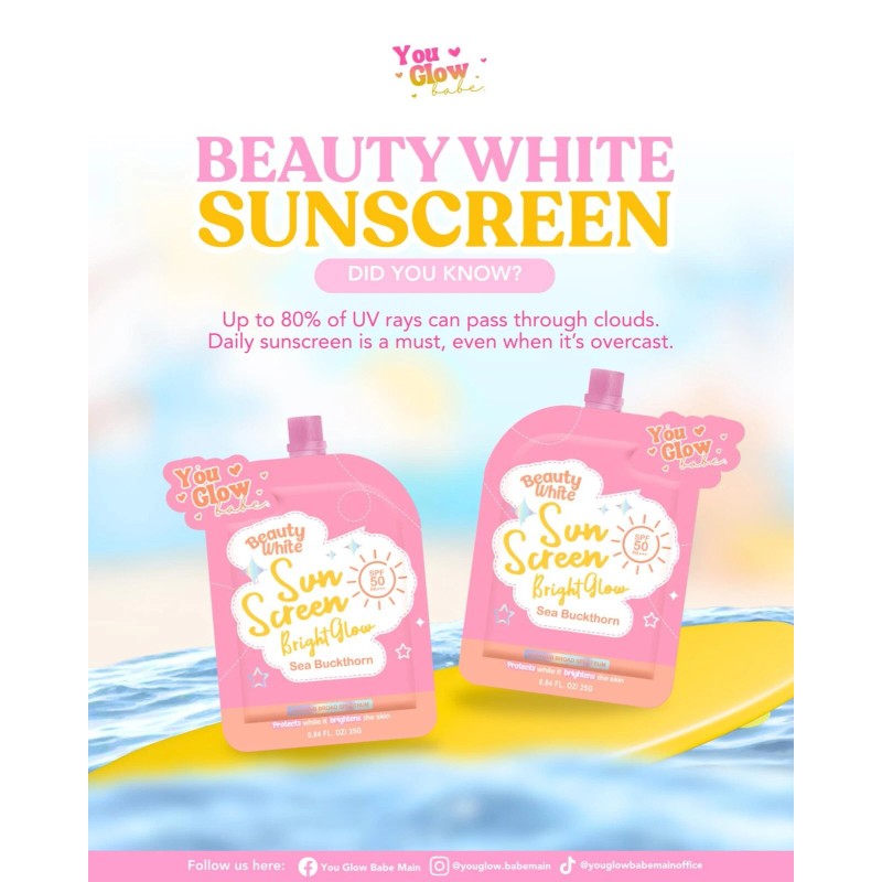 You Glow Babe Bright Glow Sunscreen SPF 50 PA+++ -
