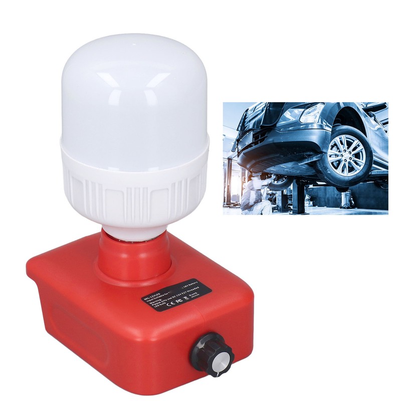 Portable Bulb Lamp Adjustable Brightness LED Lithium Battery Powered Light