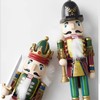 SurpriseSeptember Christmas Nutcracker Ornament,12 inch Traditional Painted Wooden Nutcracker Soldier