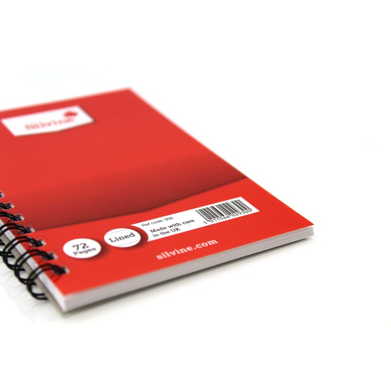 Silvine Spiral Note Book 5 X 3 36 Pages by
