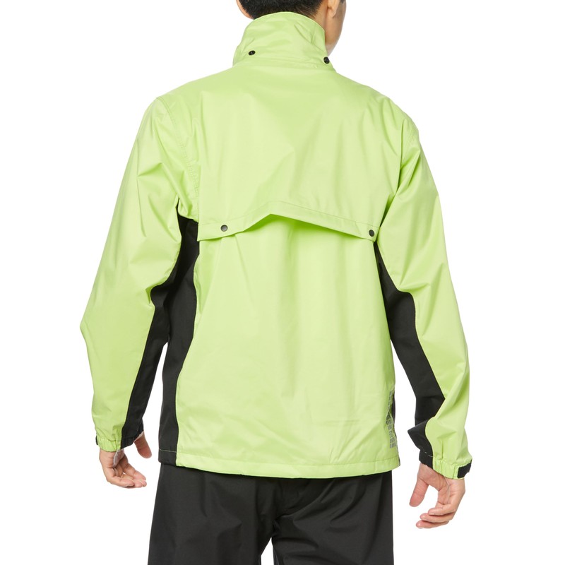 [Document] Rain Suit Helmet Compatible Hood Breathable Waterproof, lime