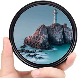 Yangers Variable Neutral Density nd Filter 62 mm, Variable 2-400 Adjustable ND2 to ND400 (8 Apertures) for Canon Nikon Sony DSLR Camera with Storage Box