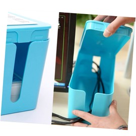 Tofficu Organizer Box for Desk Tv and Computer Keeps Cables Tidy and Protected from Pets