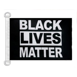 Black Lives Matter NAUTICAL Flag 18'' x 12'' - Stop the violence flags 30 x 45 cm - Banner 12x18 in for boat - AZ FLAG