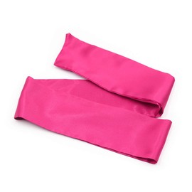 INNEDYOUMM Soft Satin Eye Mask Blindfold Adjustable Eye Shade Travel Nap Night Sleeping Mask Comfortable Eye Cover 59''x 2.8'' (Rose Pink)