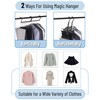 Mr. Pen- Space Saving Hangers, Black, 8 Pack, Closet Organizer