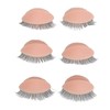 Eyelash Extension Mannequin Head with 6 Pair Replacement Eyelids Soft