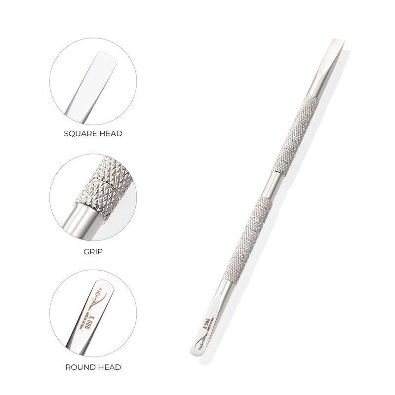 NGHIA Pusher - S-505 (Stainless Steel) | Double–Ended Cuticle Pusher