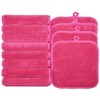 Paños desmaquillantes para cara, ojos, labios, almohadillas desmaquillantes reutilizables, paños