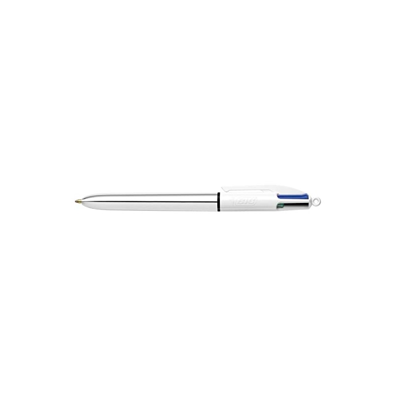 BIC Shine / 1 Pen 4 Colours White / Metallic
