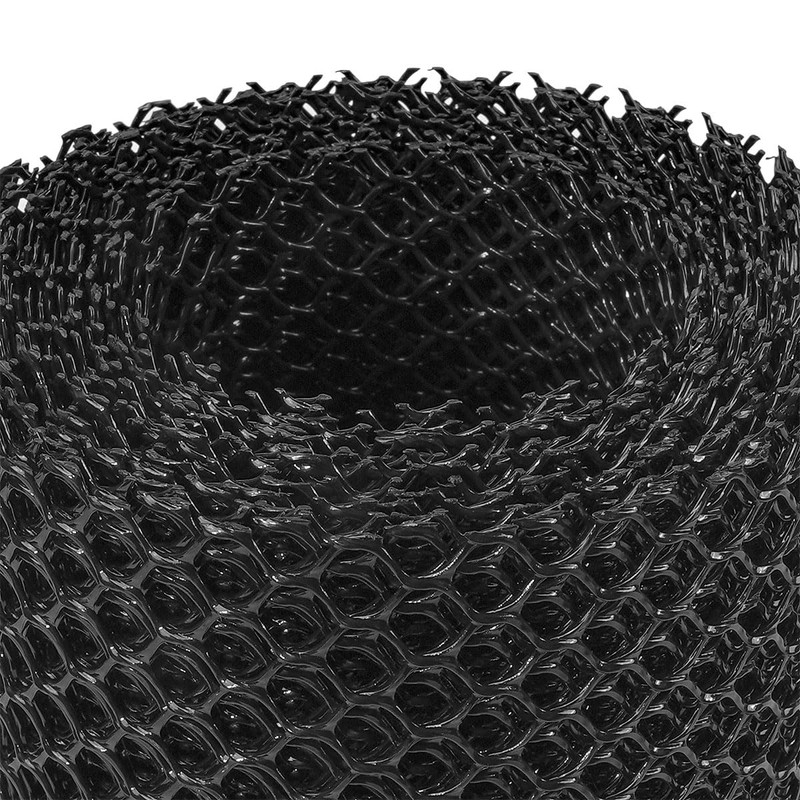 Namvo Mesh Gutter Guard,Black Plastic Gutter Leaf Guard Mesh Protection