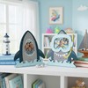 Shark Picture Frames 4x6, 2 Pack Ocean Room Decor for