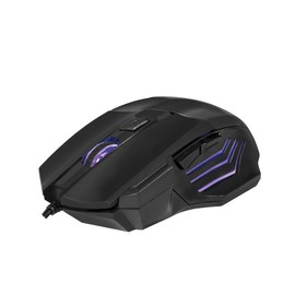 LogiLink ID0202 Ergonomic USB Gaming Mouse 2400 DPI with 6 Programmable Buttons and DPI Switch Button, Black