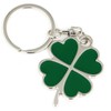 Bestdays Four-Leaf Clover Fortune Keychain Lucky Shamrock Sparkling Charm Keyring
