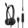STFMHEZ 3.5mm USB Headset with Microphone Noise Cancelling & Audio