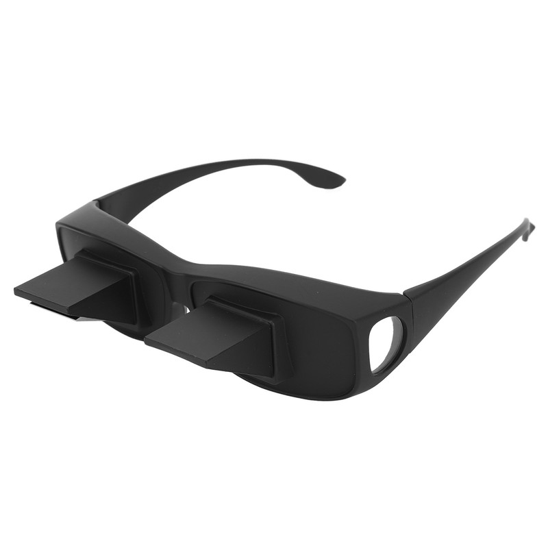 Prism Glasses Stylish Compact Black Large Resin Glass 16cm Frame