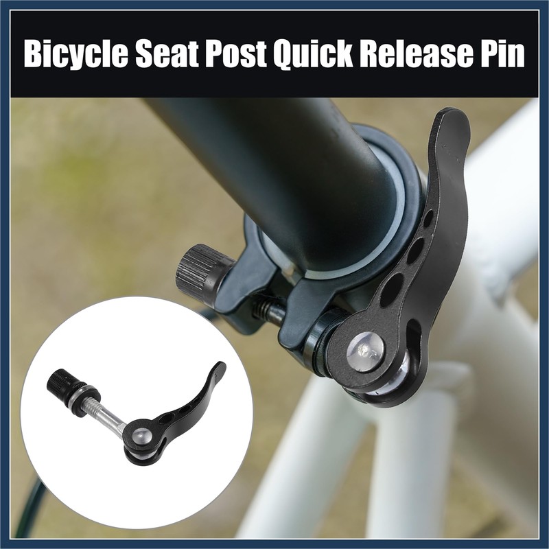 VekAuto 2pcs 8mm Aluminium Alloy Bike Seat Post Quick Release