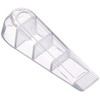 Magic Sliders 4” Translucent Rubber Doorstopper, Multi-Surface Design Great for use at Office, at Home, School, Easy to Install (#80378) – 2 Count