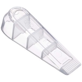 Magic Sliders 4” Translucent Rubber Doorstopper, Multi-Surface Design Great for use at Office, at Home, School, Easy to Install (#80378) – 2 Count