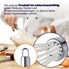 KADAX Schneebesen aus Silikon und Edelstahl, Handschneebesen, manueller Rührbesen, Ballonschneebesen