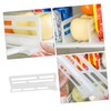Gatuida 3pcs Kitchen Fridge Divider Fridge Storage Containers Compact Freezer