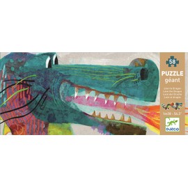 DJECO Leon The Dragon Giant Floor Jigsaw Puzzle, 58