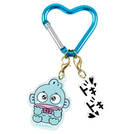 Tees Factory Sanrio Characters onomatopoeia 2 Charm Key Chain Hangyodon H2.0 x W2.1 x D 0.1 inches (50 x 53 x 3 mm) SR-5546575HD