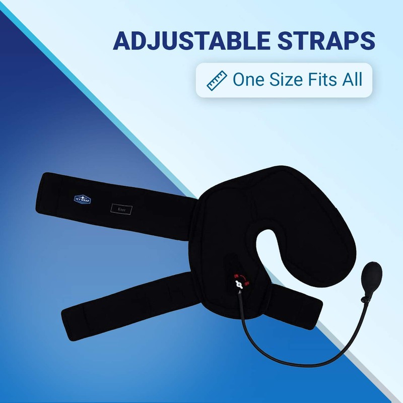 Cold Pack Compression Wrap for Knee by Icy Wrap -