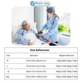 WEEOATAR Patients Underwear, Post Surgery Underwear with Magic Stick, Elastic Surgical Recovery Underwear, Tear Away Underwear, Medical Underwear for The Elderly, Disabled, Postpartum (Man, Grey, M)