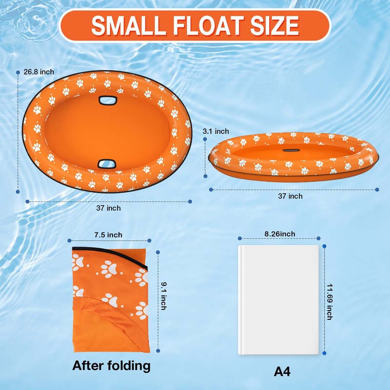 Pet Soft Dog Float Raft - Inflatable Dog Swimming Float