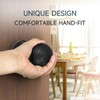 Bwintech 1 Set Beehive Mortice Door Knobs,Black Finishing Pull Door