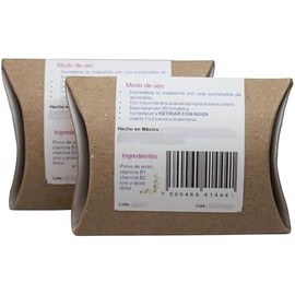 Belegui Mascarilla Facial de Arroz Limpia Hidrata Ilumina y Exfolia Pack 2