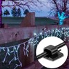 Maitys 60 Pieces Outdoor Cable Clips Christmas Adhesive Hooks Cable