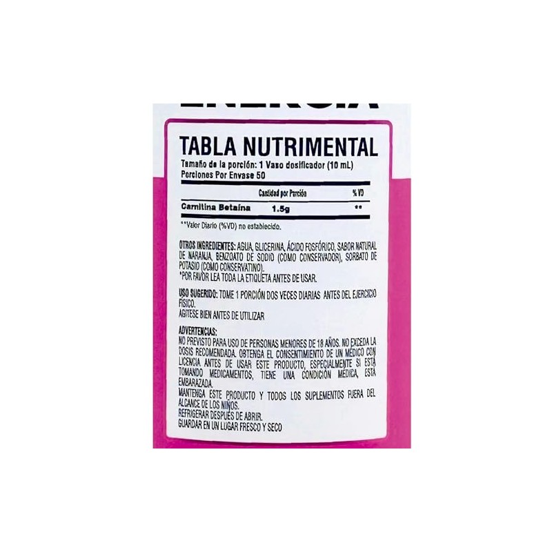 THE ONE L-CARNITINA MANGO-MANDARINA