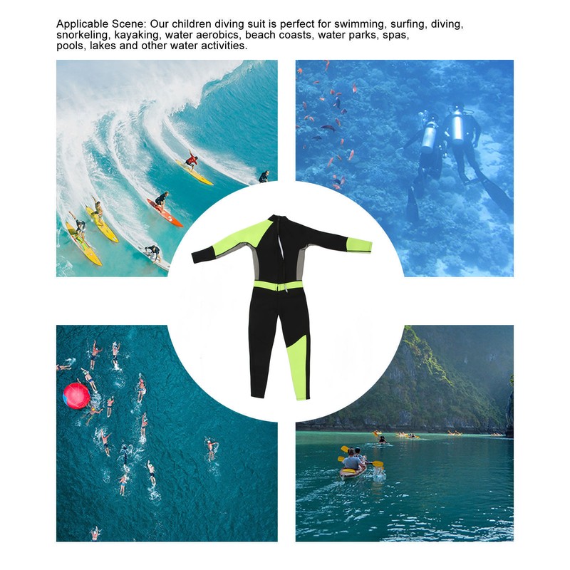 3mm Thickened Wetsuit Womens One Piece Cold Proof Warm Diving